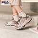 斐樂(lè )（FILA）官方女鞋老爹鞋運動(dòng)鞋2025秋季新款鞋子厚底蘑菇休閑鞋 浮煤灰/白瑪瑙灰-CC 36.5