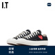 PLAY COMME DES GARCONS CDG IT 川久保玲情侶款系帶運動鞋帆布鞋 BKX/黑色 38 （5以此尺碼為準(zhǔn)）