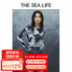 THE SEA LIFE歐海一生打底衫修身高彈小立領(lǐng)黑白針織衫輕薄B10139 迷霧藍(lán) M