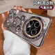 京悠雨適用mate70pro+手機(jī)殼華為mate60手機(jī)新款殼mt50鏡頭全包防摔硅膠流沙熊防摔70pro+感外殼軟套可愛 【太空銀+閃粉卡】立體流沙熊 華為 Mate 70 Pro+