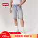 Levi's李維斯25年春夏新款男士簡約休閑405經(jīng)典直筒復(fù)古牛仔短褲 淺藍(lán)色 32 (12)