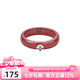 BABAMA吾行系列紅火戒指男情侶對戒朱砂指環(huán)女生日禮物情人節(jié)送男友 紅火戒指-朱砂60mm