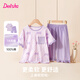 DEESHA 笛莎【7A抑菌棉】女童春夏短袖五分褲家居服套裝寶寶兩件套睡衣
