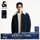 杰克·瓊斯（JACK&JONES）男裝衣服秋冬新款寬松燈芯絨夾克保暖外套短款羽絨服男可拆卸毛領(lǐng) E39 藏藍(lán) L 180