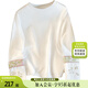 絲柏舍刺繡T恤2025秋裝新款女裝新中式拼接長(zhǎng)袖寬松氣質(zhì)上衣