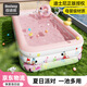 Bestway兒童充氣游泳池加厚大型戶外泳池游泳家用寶寶洗澡戲水池3.18米粉