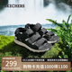 斯凱奇（Skechers）七夕禮物涼鞋男士夏季透氣運(yùn)動(dòng)涼拖鞋男鞋平底踩屎感沙灘鞋237586