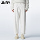 JNBY/江南布衣秋冬休閑褲女簡(jiǎn)約通勤風(fēng)錐形鉛筆褲挺括舒適5NAE14410
