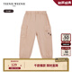 Teenie Weenie Kids小熊童裝24夏季款男寶寶大口袋休閑束腳長褲 淺卡其色 110 cm