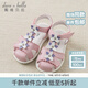 戴維貝拉（DAVE＆BELLA）夏裝新品兒童女童涼鞋公主鞋 寶寶人字涼拖