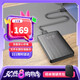黑甲蟲 (KINGIDISK) 1TB USB3.0 移動硬盤 K系列 Pro款 雙盤備份 2.5英寸 商務黑 小巧便攜 K100 Pro