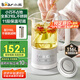 小熊（Bear）迷你養(yǎng)生杯養(yǎng)生壺煮茶器 316不銹鋼辦公室家用便攜煮茶壺恒溫?zé)畨匦⌒突ú鑹?.6升YSH-E06H1