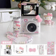 HKMW索尼機(SOYN)相機同款新款翻蓋CCD數碼相機學(xué)生入門(mén)翻轉屏照相機送女生禮物 白色凱蒂貓可愛(ài)公仔貼紙手鏈【翻蓋屏可自拍 高清錄像 128g送傳手機配件【可拍6萬(wàn)張】