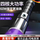 哲初德國專業(yè)偽365鑒定紫光燈紫外線手電筒伍德氏熒光燈驗鈔翡翠 專業(yè)UV60w-365nm-單電