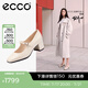 愛步（ECCO）瑪麗珍鞋女鞋 2025年夏季新款倪妮同款高跟鞋淺口單鞋 型塑290963 石灰色29096301378 38