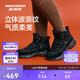 斯凱奇貝殼熊女鞋冬季加絨保暖復(fù)古高幫時尚熊貓鞋