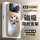 派派咪適用新款蘋果16promax大視窗磨砂磁吸手機殼iphone16pro指環(huán)支架防摔套15plus鏡頭全包14不沾指紋 【沙漠金】全新磁吸支架丨不沾指紋丨自帶鏡頭膜 iPhone 16 Pro M