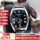 【二手99新】浪琴（LONGINES）制表傳統(tǒng)典藏酒桶系列自動機械男士手表瑞士男表商務(wù)休閑二手奢侈品 L2.642.4.51.4黑盤皮帶38.75MM 二手奢侈品腕表鐘表