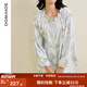 sohiwoo月子服春夏款純棉產(chǎn)后孕婦睡衣春夏季產(chǎn)婦哺乳睡衣孕婦居服 卡布利鴨（帶哺乳口） L【奇幻之旅｜夢游仙境系列】