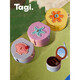 Tagi. 釘珠想象珍珠圓圓雙層首飾盒收納盒便攜首飾包中秋禮物-海鹽貝殼