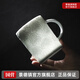 景德鎮(zhèn)陶瓷辦公室茶杯大容量家用影青雕刻喝水杯子顏色釉馬克杯生日禮物 如意馬克杯-影青