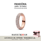 潘多拉（PANDORA）恒耀滿星戒指輕奢小眾情侶對戒七夕情人節(jié)禮物送女友 雙排密鑲戒指 182629C01 54mm