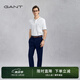 GANT甘特商場(chǎng)同款男士中高腰純棉舒適百搭商務(wù)休閑西裝直筒長(cháng)褲 410海洋藍色 36