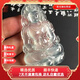 翡翠冰種度母吊墜冰種冰透水潤通透男女老坑玉石度母翡翠處理掛件 度母觀音【禮盒包裝】