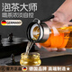 颯望德國泡茶杯茶水分離一鍵開蓋保溫玻璃女男士便攜隨行高級車載水杯 【高硼硅玻璃】  2000ml 耐熱防爆耐高溫專用組合一體獨立茶倉