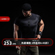 Monster Guardians【蛇年限定】健身衣男 吸濕排汗訓(xùn)練服輕薄透氣緊身衣 黑色 2XL 
