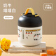 保溫飯盒燜燒杯上班族女帶飯不銹鋼餐盒便當盒超長(cháng)保溫提桶 奶牛喵喵白500ml【316L內膽】