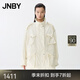 JNBY/江南布衣25春新品夾克外套工裝口袋扭扭樂(lè )寬松長(cháng)袖5P2611060 111/淡米白 XS