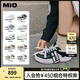 MIO【宋亞軒同款】米奧小白休閑鞋厚底板鞋運動情侶溶解女鞋男老爹鞋 黑/白色 （嚴浩翔同款） 42