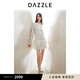 DAZZLE 地素連衣裙2025年春季新款白色蕾絲連衣裙 白色 S