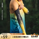 奧尼捷防曬袖套夏季男女防紫外線戶外馬拉松徒步?jīng)龈行涮着懿奖厶?黑色