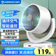 艾美特（AIRMATE）空氣循環(huán)扇電風(fēng)扇家用桌面臺(tái)式落地節(jié)能四季小風(fēng)扇大風(fēng)量宿舍遙控?fù)u頭小型電扇輕音空調(diào)伴侶 R27