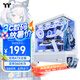 Thermaltake（Tt）鋼影透S 海景房機(jī)箱 電腦主機(jī)（ATX主板/支持360水冷/270°全景/9風(fēng)扇位/4090顯卡） 鋼影透S 白色