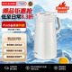 虎牌（TIGER）大容量真空不銹鋼保溫壺家用保溫瓶按壓式暖瓶PWO-A16C-W白色1.6L