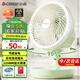 志高（CHIGO）【國家補貼】電風(fēng)扇/臺扇/小風(fēng)扇桌面風(fēng)扇家用臥室學(xué)生宿舍廚房辦公室臺式轉(zhuǎn)頁扇輕音節(jié)能自動搖頭 臺扇【3D循環(huán)風(fēng)-廣角搖頭】