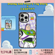 CASETIFY Toy Story x CASETiFY 玩具總動(dòng)員聯(lián)名 巴斯光年防摔手機殼 適用于 iPhone 16 Pro Max 透明黑框 iPhone 15 Pro Max