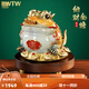 RWTW全銅三足金蟾擺件工藝品辦公室聚財(cái)裝飾店鋪公司開業(yè)禮物禮品 納財(cái)金蟾 BJ1317-S 小號(hào)