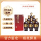 瀘州老窖【名酒鑒真】瀘州老窖股份 52度濃香型白酒送禮聚會(huì ) 500mL 6瓶 瀘州福紫陶裝 整箱