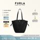 芙拉（FURLA）NET女士牛皮中號經(jīng)典菜籃子休閑時尚上班族通勤手提托特包高級感 黑色