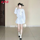 唐思薇初春學(xué)院風(fēng)條紋襯衫連衣裙女2025新款夏季小個(gè)子韓系收腰顯瘦短裙 襯衫裙含腰帶 M 45/55kg