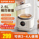 蘇泊爾（SUPOR）全自動(dòng)電壓力鍋 2.5升小型電高壓鍋 小家庭多功能電飯煲 適合1-3-4人使用開(kāi)蓋火鍋迷你電壓力鍋 【高壓快燉】白陶晶耐磨內膽 2.5L