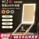 WCZ日本化妝鏡便攜折疊鏡子led帶燈美妝臺(tái)式桌面旅行智能升降放大 不帶10倍放大鏡