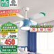 雷士（NVC） LED風(fēng)扇燈【國家補貼】北歐現(xiàn)代簡約兒童吊扇燈餐廳臥室客廳遙控 【無頻閃/6檔調(diào)風(fēng)】42寸67瓦小飛俠