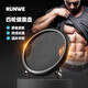 朗威腹肌輪盤(pán)滑盤(pán)塑形健腹輪男女家用健腹盤(pán)健身四輪健身收腹訓練器 黑色-升級超順滑/加厚跪墊