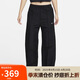 耐克（NIKE）女運(yùn)動(dòng)褲 夏季薄款 梭織直筒防曬褲 休閑時(shí)尚 FQ3589-010 黑 M