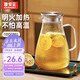 GIANXI涼水壺耐高溫高硼硅玻璃水壺大容量冰箱冷水壺涼白開節(jié)日禮物